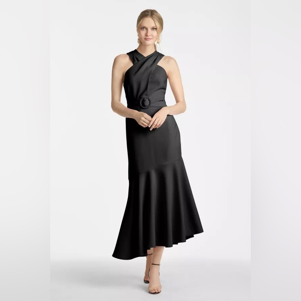 NWT Sachin & Babi Naomi Midi-Dress Size 4 Halter Cocktail Dress